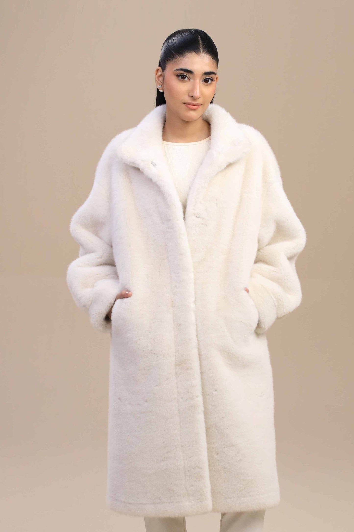Light Beige Long Coat